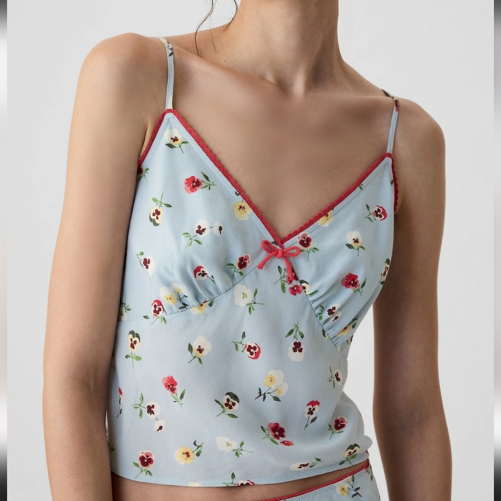 Gap X Doen Cropped Floral Cami